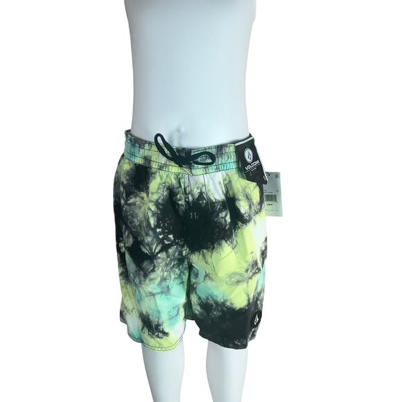 Volcom Big Boys Saturate Drawstring Trunks Small NWT - Picture 1 of 3